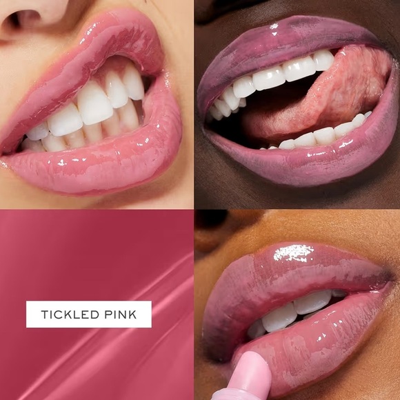 Lancome 08 Tickled Pink: creamy dusty rose Full SIZE Juicy Tube Lip gloss - Picture 3 of 6